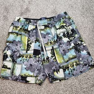 Plus Size Caribbean Joe Men's  Swim Trunks